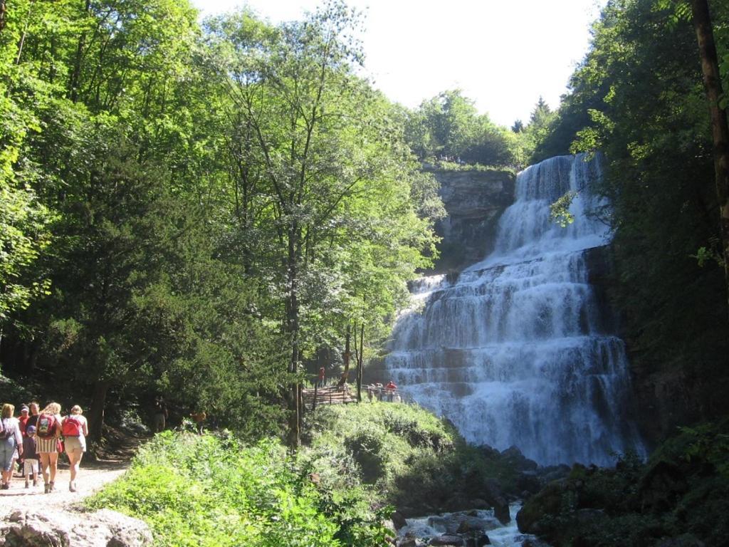 Bonlieu Gite Grande Capacite Au Calme Circuit Cascades Du Herisson מראה חיצוני תמונה